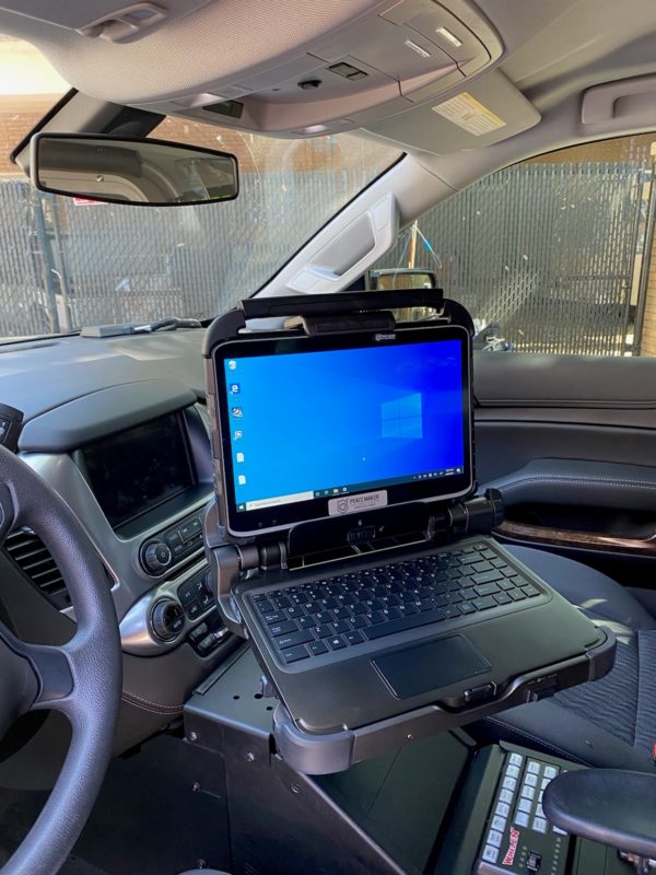 rugged tablet patrol mount peacemaker technologies